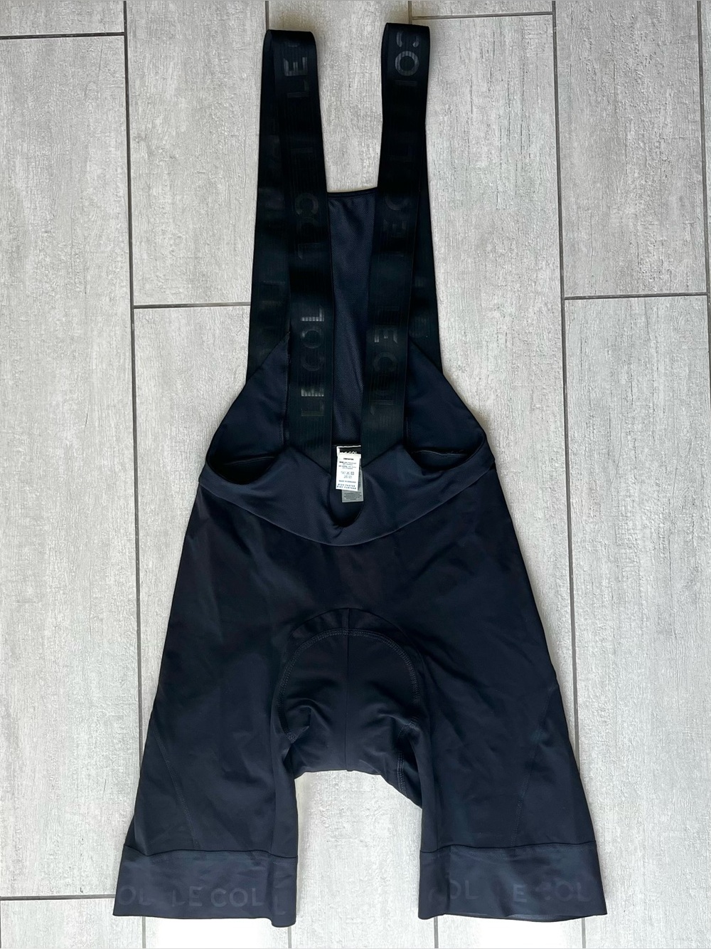 Le Col Hors Categorie Bib Shorts Black Men’s Size L Padded Chamois Pro Cycling